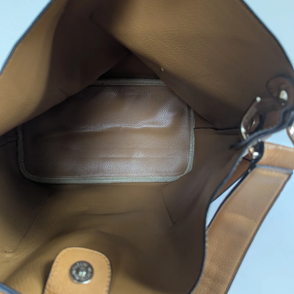 Tan Camel Unbranded Large‎ Tote Hobo Bag